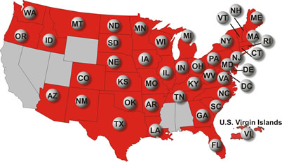 California Powerball States