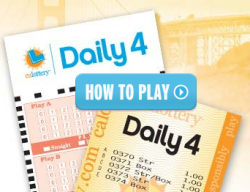 Daily 4  California State Lottery